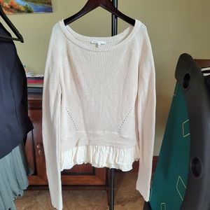 Maje Ruffled Sweater - size 1 (XS/S)